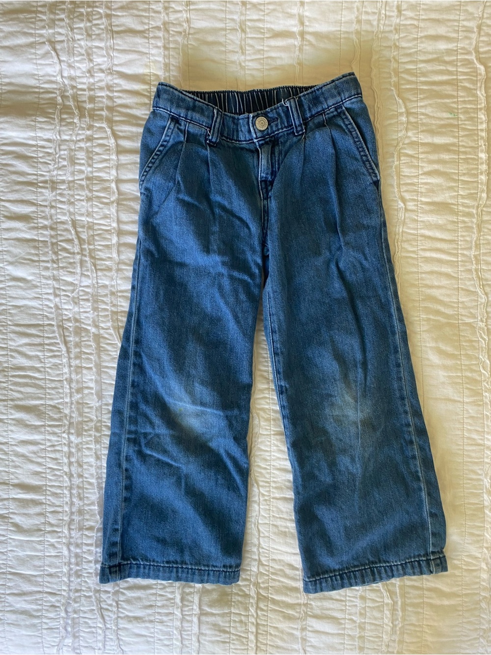 Cat & Jack Wide-Leg Jean Pants - Blue